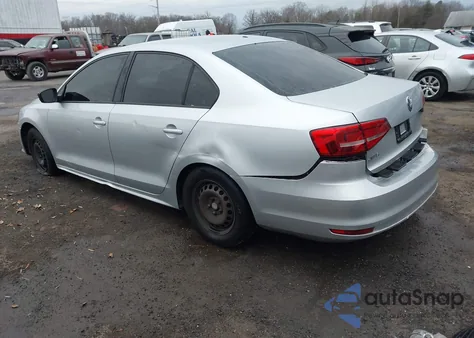 2015 Volkswagen Jetta 2.0L S из США, поврежденный, VIN 3VW2K7AJ9FM289966